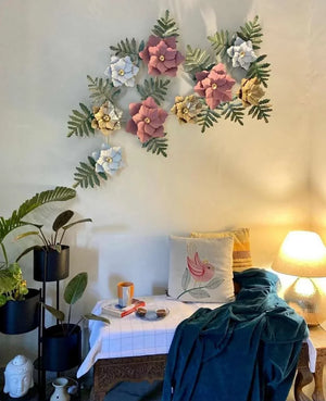 Floral Metal Wall Art