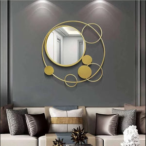 Geometrical Shaped Gold Mirror