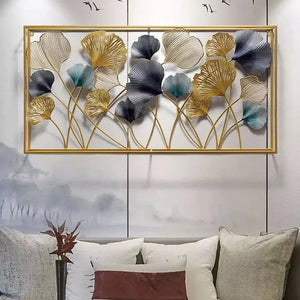 Craters Gold Metal Frame (50 X 24 Inches)