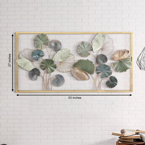 Floral Panel Wall Art (50 X 26 Inches)