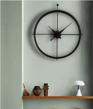 Central Metal Wall Clock