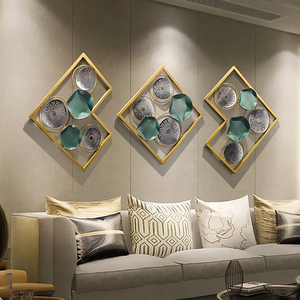 Nestique Lotus Leaves Wall Decor Metal Wall Art for Home Decor