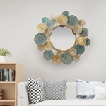 Nestique Flower Metal Wall Mirror