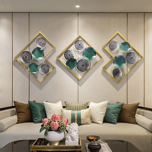 Nestique Lotus Leaves Wall Decor Metal Wall Art for Home Decor