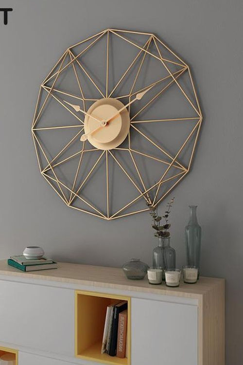Nestique New Line Abstraction Wall Clock