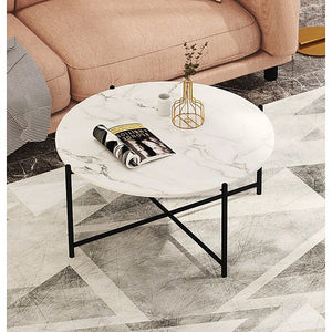Nestique Black cross leg coffee table