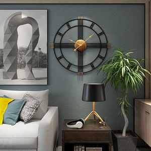 Nestique Metal iron work Wall clock