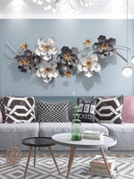 Nestique Black & white Metal Wall Art