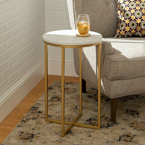 Nestique Round End Side Table