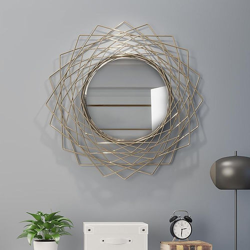 Nestique Geometric Wall Accent Mirror
