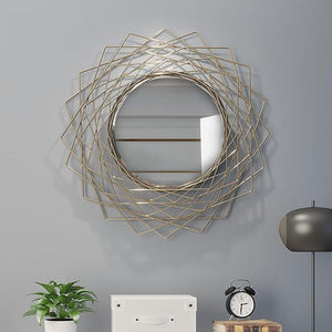 Nestique Geometric Wall Accent Mirror