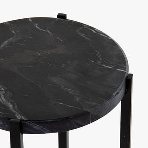 Nestique Round Marble Accent Table