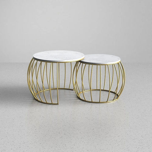 Nestique Round End Nesting Tables