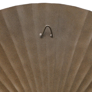 Pleated Black & Gold Designer Wall Clock