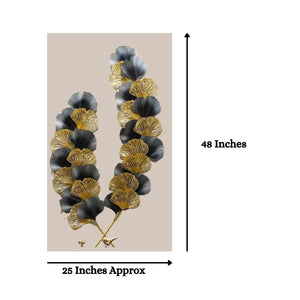 Nestique Special Spreading Leaves Wall Art (25 x 48 Inches)