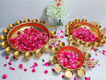 Nestique Handicrafts Peacock Decorative Urli Beautiful Bowl for Floating Flowers