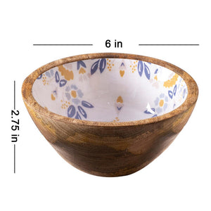 Floral Printed Serving Bowl