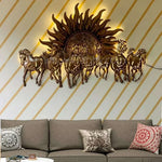 Seven Horses with LED Light