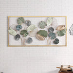 Floral Panel Wall Art (50 X 26 Inches)