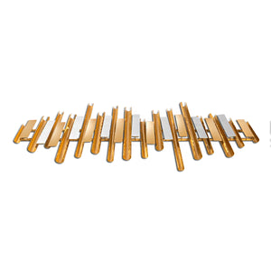 Soundwave Metallic Wall Decor
