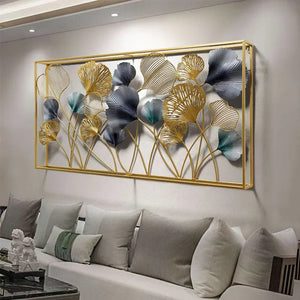 Craters Gold Metal Frame (50 X 24 Inches)