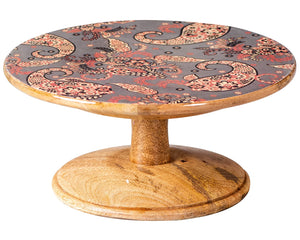 Cake stand for party | cake stand for cake cutting cup cake stand | Printed wooden dessert stand