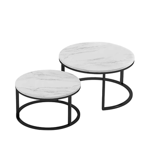 Nestique Marble Nesting Tables (Black)