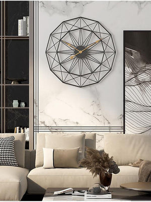 Nestique Black Metal Wall Clocks