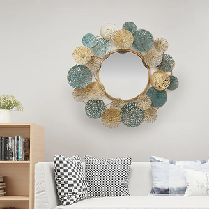 Nestique Flower Metal Wall Mirror