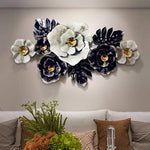 Nestique White Sapphire Metal Wall Art