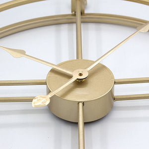 Nestique Gold round Wall clock