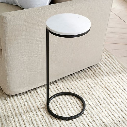 Nestique Round Marble C-Table