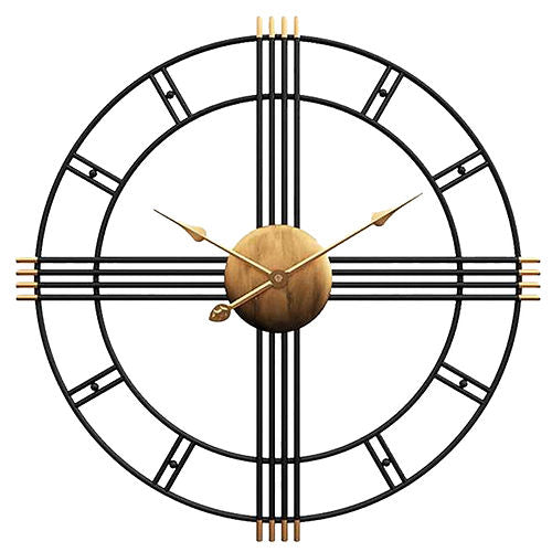 Nestique Metal iron work Wall clock