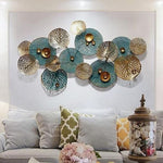 Nestique Creative Teal Metal Wall Art & Wall Decor