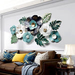 Nestique Natural Leaves Metal Wall Art