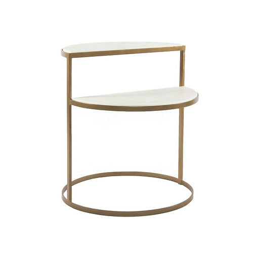 Nestique Marla Marble End Table