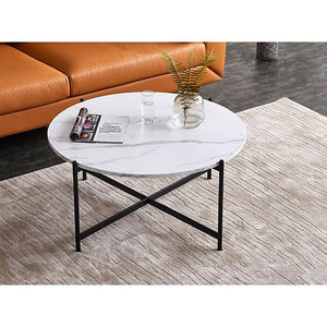 Nestique Black cross leg coffee table