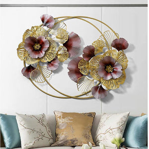 Nestique Red floral Wall art