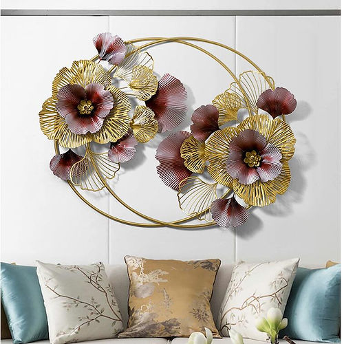 Nestique Red floral Wall art