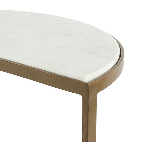 Nestique Marla Marble End Table