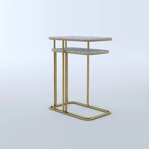 Nestique Elvis Gold Side Nesting Tables