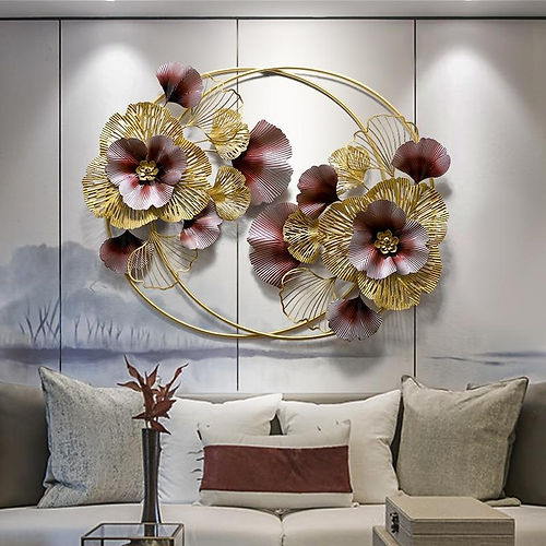 Nestique Red floral Wall art