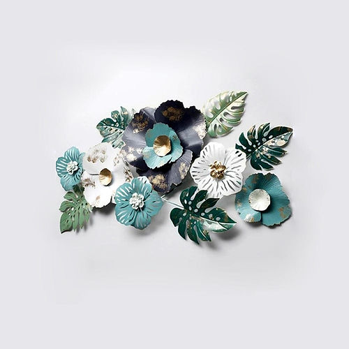 Nestique Natural Leaves Metal Wall Art