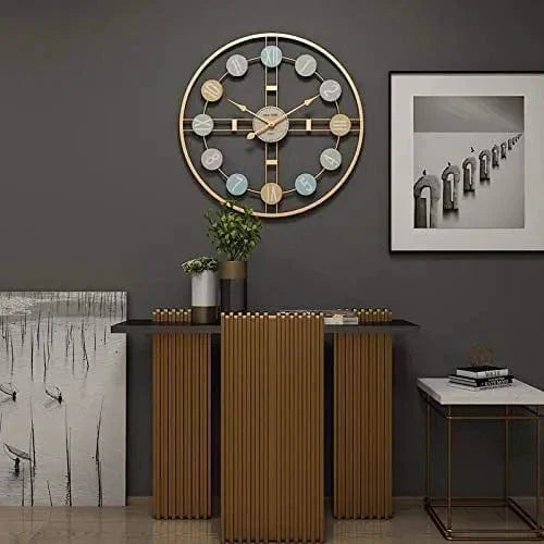 Colorful Numbers Wall Clock