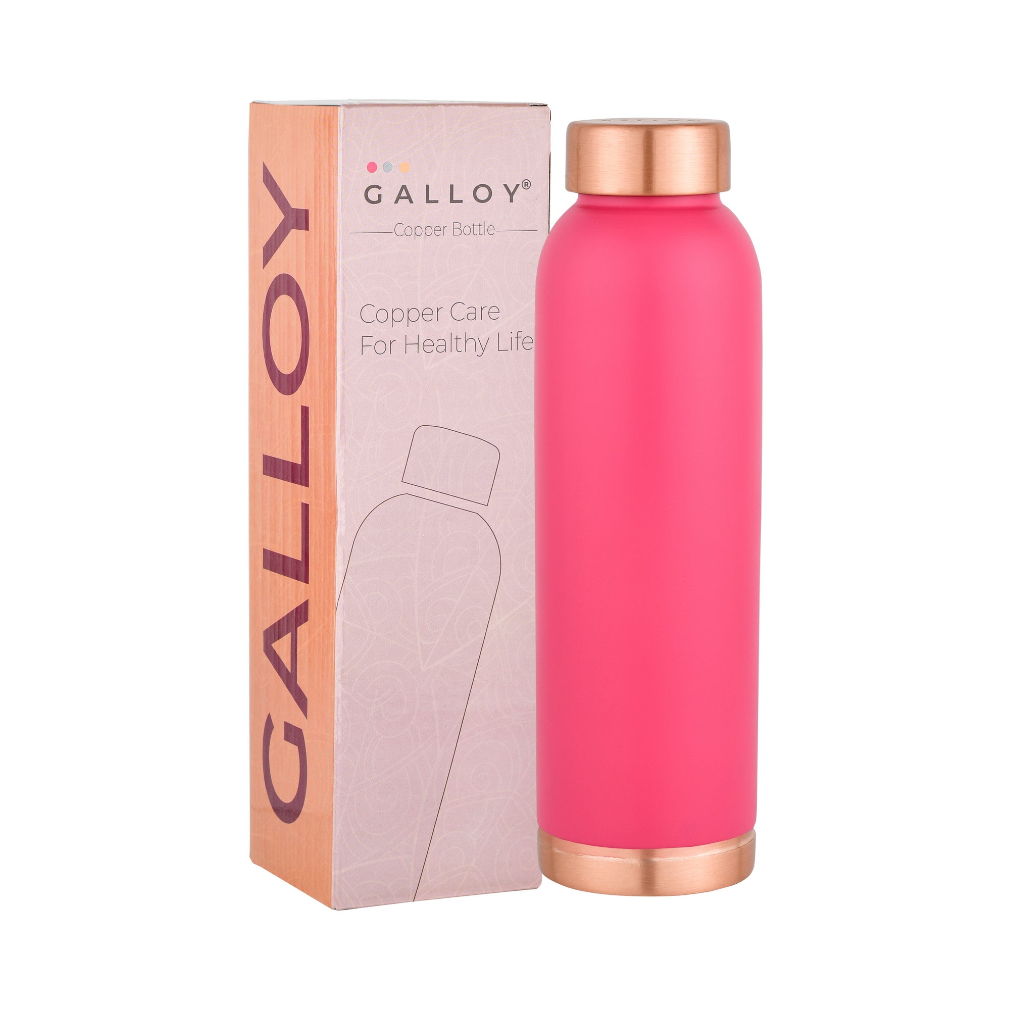 Nestique Copper Bottle – Coral Pink
