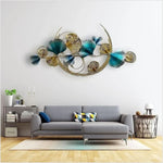 Nestique special Half moon leaf wall art (52 x 26 Inches)