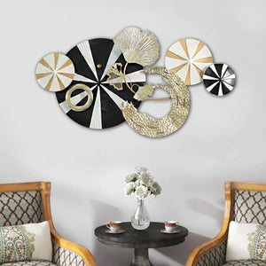 Nestique Magnificent Luminous Disc Metal Wall Art Panel