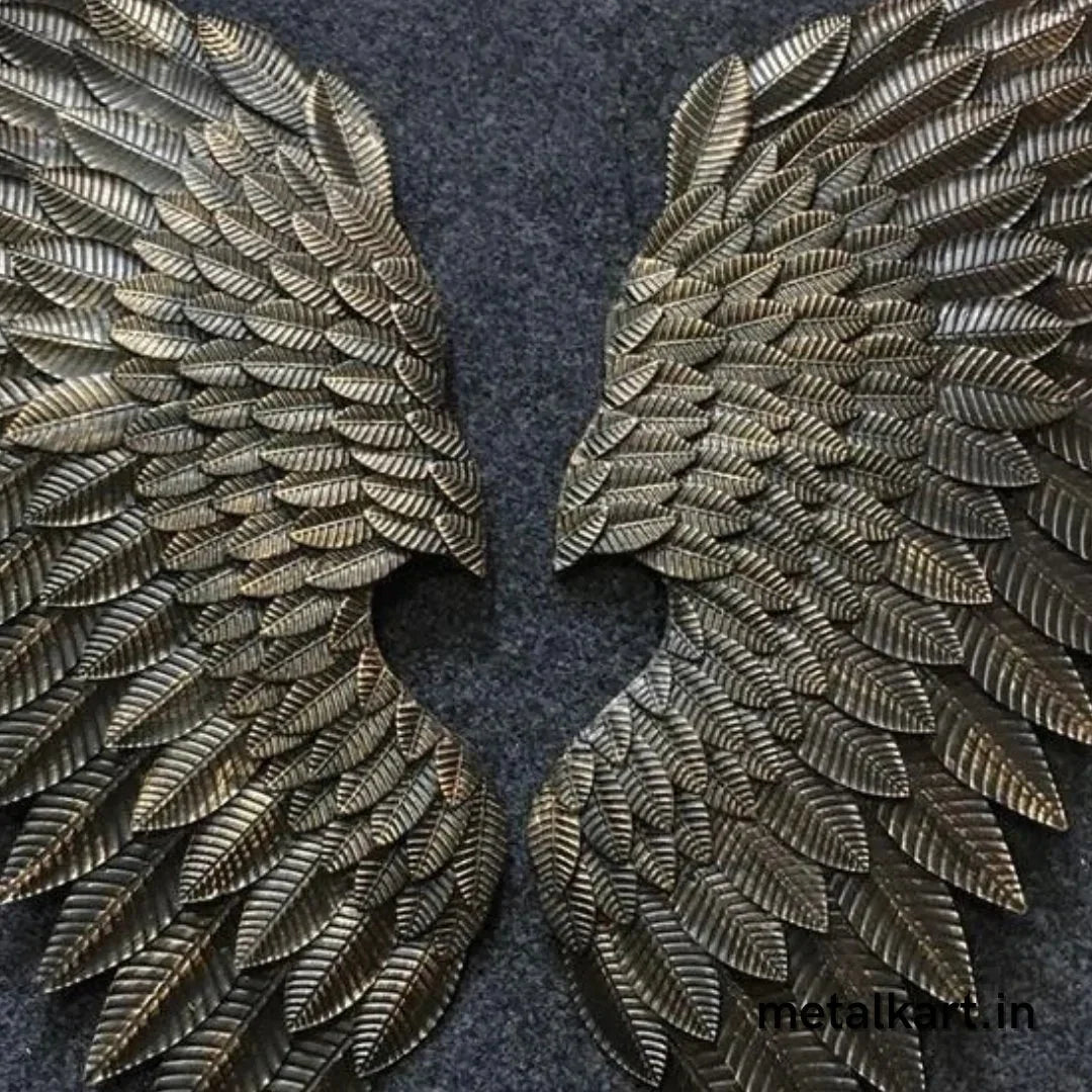 Nestique Dark Metal Wings (18 x 40 Inches)