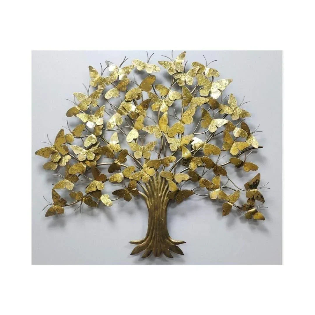 Nestique Metal Butterfly Tree Wall Art (40 x 40 Inches)