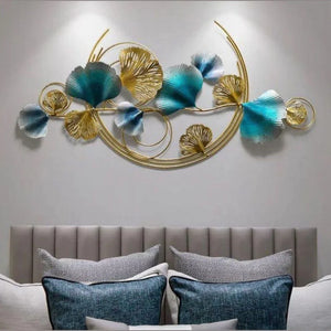 Nestique special Half moon leaf wall art (52 x 26 Inches)